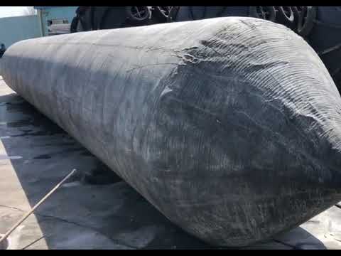 คุณภาพ Black Marine Rubber Airbag Safety Effective Green Environmental Protection โรงงาน