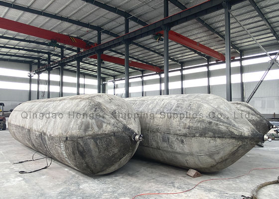 คุณภาพ Heavy-Duty Marine Rubber Airbag with Synthetic Tire Cord Layers for 0.8-3 M Diameter and 4-25 M Length Ship Launching โรงงาน