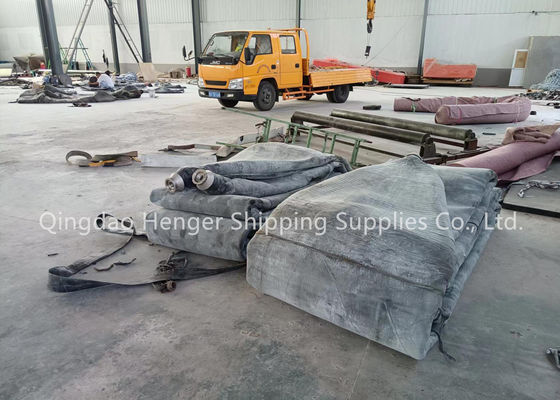 คุณภาพ Shipping Launching Inflatable Rubber Airbag For Vessel โรงงาน