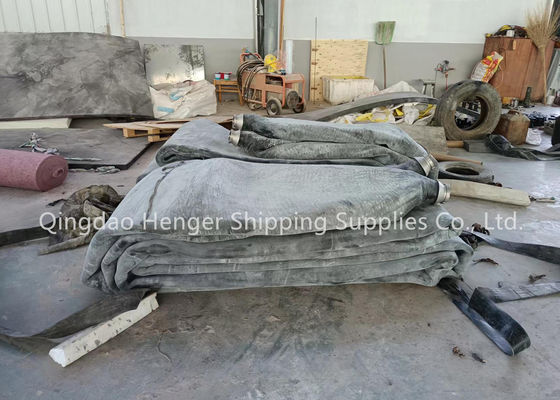 คุณภาพ Shipping Launching Inflatable Rubber Airbag For Vessel โรงงาน