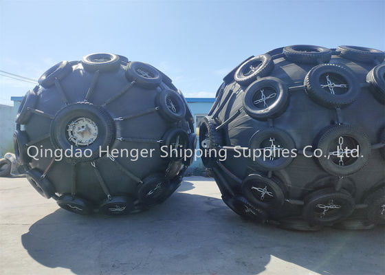คุณภาพ Customized ISO17357 Pneumatic Rubber Fender 0.3-4.8 M for Marine Applications โรงงาน