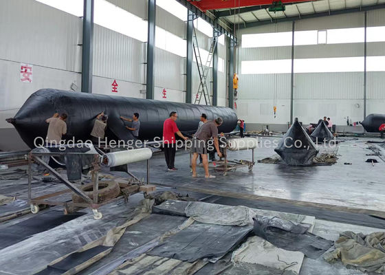 คุณภาพ BV Certified Marine Rubber Airbag and Pneumatic Rubber Fender with 4-25m Length and 6-8 Years Useful Life โรงงาน