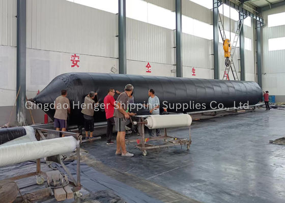 คุณภาพ Marine Rubber Airbag Pneumatic Rubber Fender with 0.8-3 M Diameter 4-25 M Length and Medium Pressure (4-5) โรงงาน