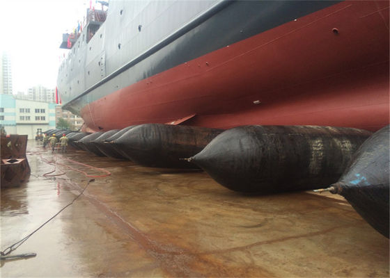 คุณภาพ Ship Launching Floating Marine Rubber Airbags Durable Customizable โรงงาน