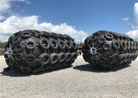 คุณภาพ ISO17357 ยางธรรมชาติ Yokohama Fender 50kpa 1.5 * 3m โรงงาน