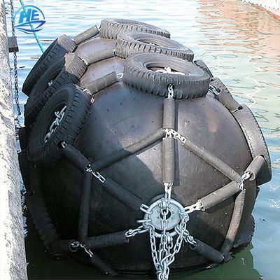 คุณภาพ บังโคลนยางเป่าลมที่ปรับแต่งได้ Marine Balls Pneumatic โรงงาน