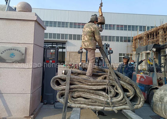 คุณภาพ CCS Certificate Heavy Duty 1.5x14m Marine Airbags for Ship Launching โรงงาน