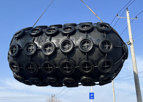 คุณภาพ 6 to 12 Years Design Life Pneumatic Marine Fender with 50kPa/80kPa Working Pressure for Ship-to-ship and Ship-to-dock Protection โรงงาน