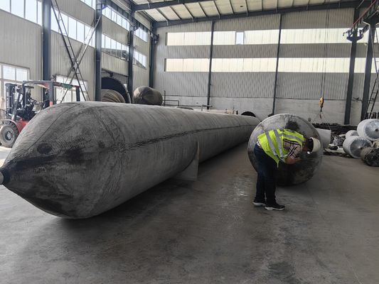 คุณภาพ BV CCS Certified Strength Ship Launching Airbag สําหรับการกู้ภัยทางทะเล โรงงาน