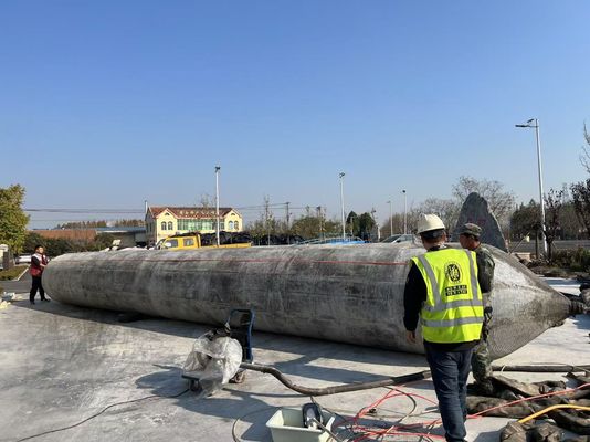 คุณภาพ High Pressure Inflatable Marine Airbags Designed for Ship Launching Lifting Delivering Durable Inflatable Support Systems โรงงาน