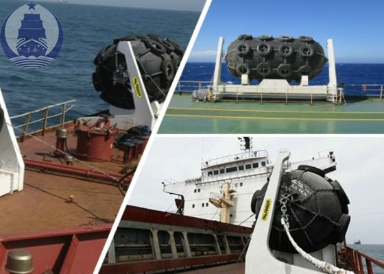 คุณภาพ 80KPa การดูดซับพลังงานที่สูง Pneumatic Marine Fender สำหรับเรือเพื่อจัดส่ง โรงงาน