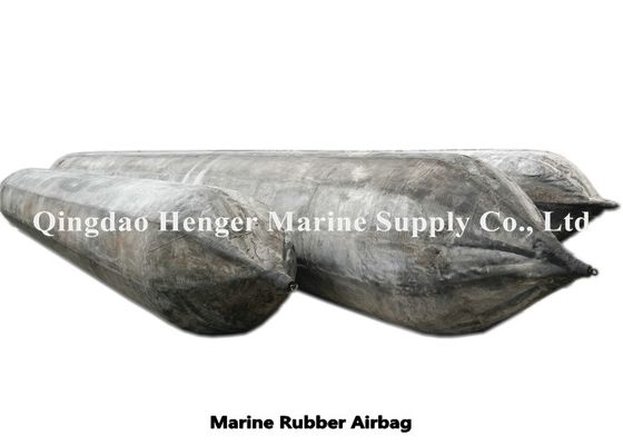 คุณภาพ Marirne Rubber กู้ภัยเรือ Recovery Airbags Fairing Line Shape สำหรับเรืออับปาง โรงงาน