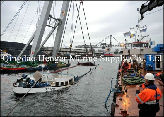 คุณภาพ บอลลูนยาง Marine Salvage ถุงลมนิรภัย 0.05-0.4Mpa สำหรับการก่อสร้างท่าเรือ โรงงาน