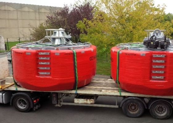 คุณภาพ ทุ่นจอดเรือสีสันสดใสทุ่นลอยเรือนำทางทะเลพร้อมเคลือบโพลียูเรียภายนอก โรงงาน