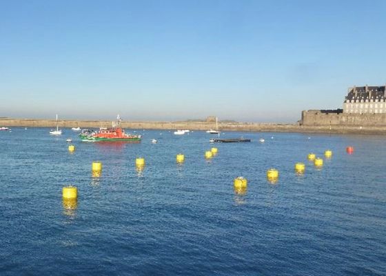 คุณภาพ ความทนทานต่อสภาพอากาศที่แข็งแกร่ง Marine Mooring Buoy ความสามารถในการโหลดที่สูงขึ้นสำหรับ Floating Platform โรงงาน