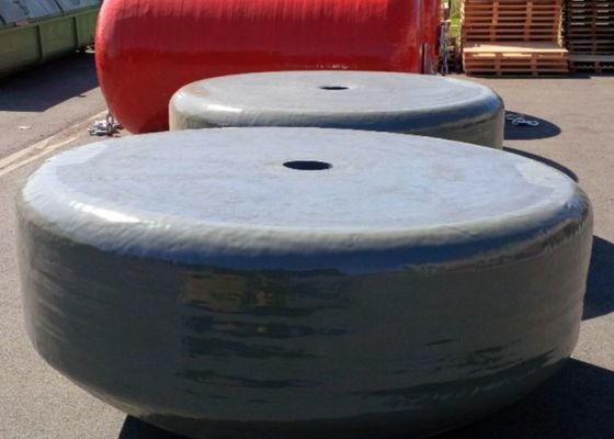 คุณภาพ EVA โพลียูรีรูปทรงกระบอกทะเล Mooring Buoy ด้วยสีที่กำหนดเอง โรงงาน