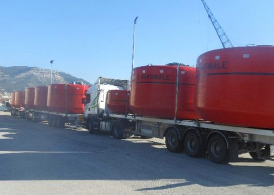 คุณภาพ อัลตราไวโอเลตต้านทานทางทะเลนำทางทุ่นลอยพลาสติกทุ่นคุ้มครองสิ่งแวดล้อม โรงงาน