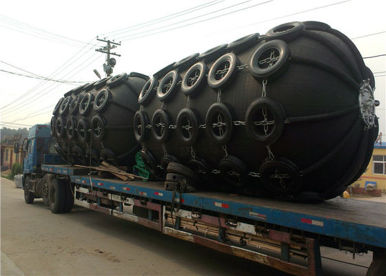 คุณภาพ ความหนาแน่นของอากาศยางเรือทางทะเลกระแทกความทนทานที่ดีด้วย ISO17357 โรงงาน