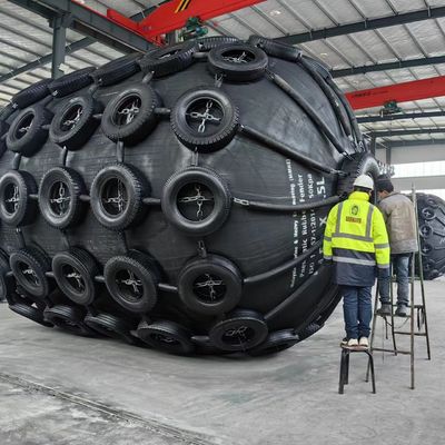 คุณภาพ บังโคลนยางลม ISO17357 สำหรับป้องกันเรือเดินทะเล โรงงาน