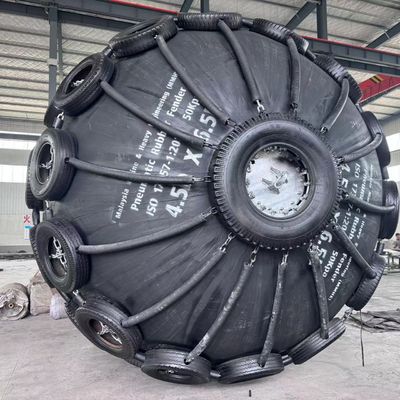 คุณภาพ บังโคลนยางลม ISO17357 สำหรับป้องกันเรือเดินทะเล โรงงาน