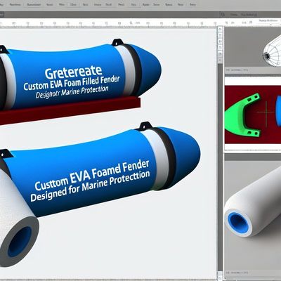 คุณภาพ เครื่องปักฟอง EVA ที่เต็มไปด้วยฟองสําหรับการป้องกันทางทะเล โรงงาน