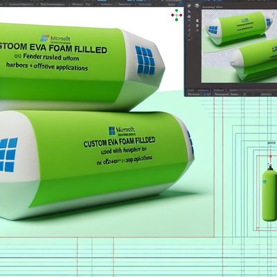 คุณภาพ เครื่องปักฟอง EVA ที่เต็มไปด้วยฟองเพื่อการใช้ในท่าเรือและนอกทะเล โรงงาน