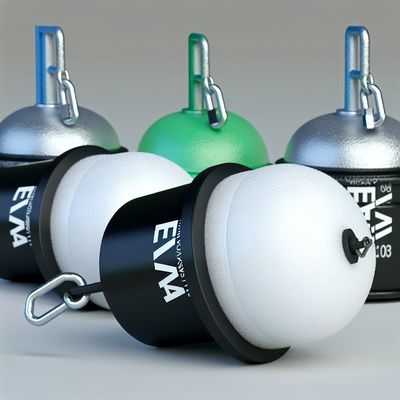 คุณภาพ ทุ่นผูกเรือเหล็กพร้อมไส้ EVA ขนาดและสีที่กำหนดเอง โรงงาน