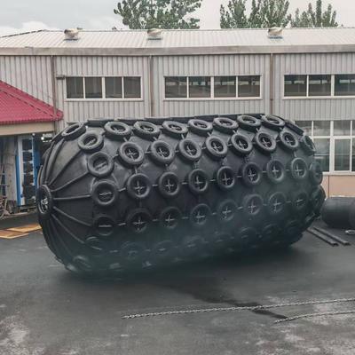 คุณภาพ CCS/BV/LR/DNV Certified High-Quality Black Pneumatic Rubber Fender – Ideal for STS/STD Marine Operations โรงงาน