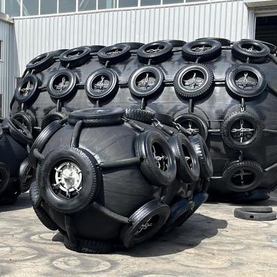 คุณภาพ Professional-Grade CCS/BV/LR/DNV Certified Black Pneumatic Rubber Fender for STS/STD Applications โรงงาน