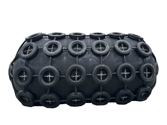 คุณภาพ ยางธรรมชาติ บังโคลนยางลม ชนิดป้องกันการชน ราวกั้นลูกกลิ้ง เพื่อความปลอดภัยจากการกระแทกทางทะเล และ 2 ช่วง โรงงาน