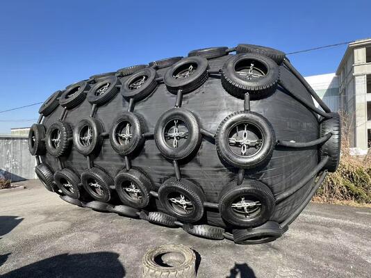 คุณภาพ Customized ISO17357 Pneumatic Rubber Fender 0.3-4.8 M for Marine Applications โรงงาน