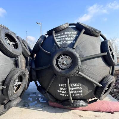 คุณภาพ Initial Internal Pressure 80kpa Marine Fender Net Type Ideal For Marine Vessel Impact Absorption Dock Safety Systems โรงงาน
