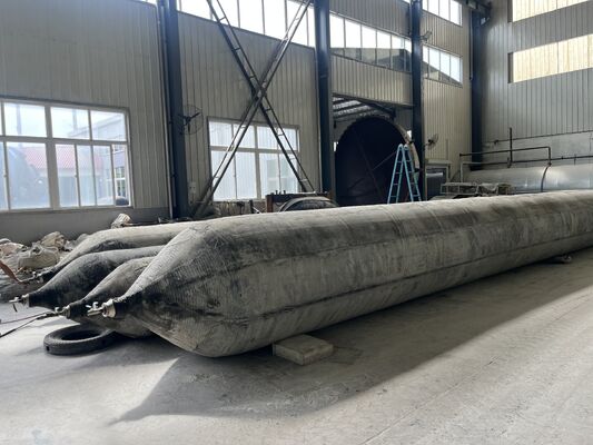 คุณภาพ Marine Rubber Airbag with Rapid Inflation Manifold for Simultaneous Multi Unit Operation in 0.8-3 M Diameter โรงงาน