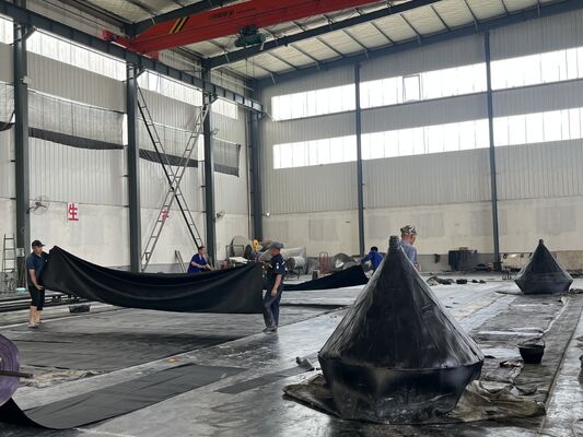 คุณภาพ Marine Rubber Airbag with High Grip Surface Pattern for Stable Shipyard Positioning in 0.8-3 M Diameter and 4-25 M Length โรงงาน