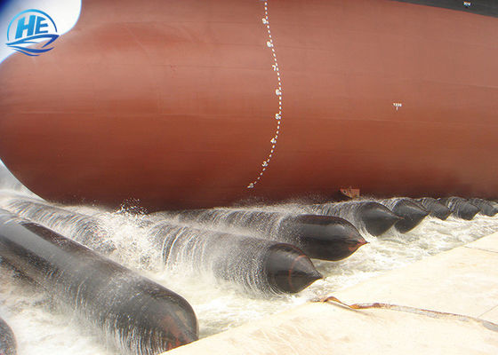 คุณภาพ Heavy Duty D1.0m * L10m ถุงลมนิรภัยสำหรับเดินเรือสำหรับการเปิดตัวเรือ โรงงาน