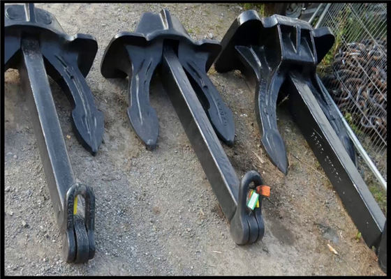 คุณภาพ หล่อเหล็กกองทัพเรือเรือสมอชนิด ABC ฮอลล์สมอสต็อกแข็งแรงสูง โรงงาน