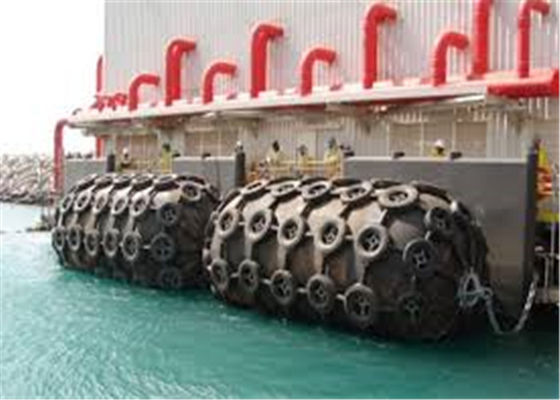 คุณภาพ 1700X3000MM โซ่ยาง 80Kpa ยางกันกระแทกยาง โรงงาน