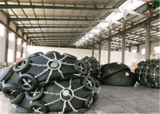 คุณภาพ D3.3x6.5m Yokohama Pneumatic Rubber Fender CCS Certificate โรงงาน