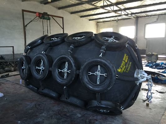 คุณภาพ ประเภทเรือป้องกันลม Vship Salvage Marine Rubber Fenders Certificate โรงงาน