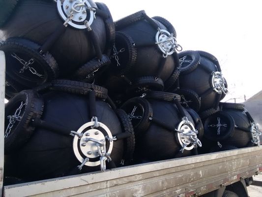คุณภาพ เชือกตาข่ายลอยยางกันกระแทกยางลม Pneumatic Marine Fender d Type Fender โรงงาน