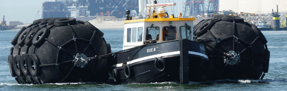 คุณภาพ เชือกตาข่ายลอยยางกันกระแทกยางลม Pneumatic Marine Fender d Type Fender โรงงาน