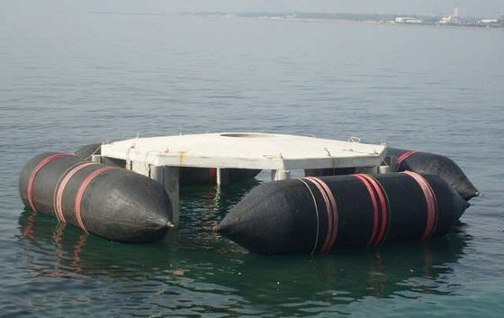 คุณภาพ ถุงลมนิรภัยสำหรับยกยางสำหรับยกของหนัก D15 * L20m Marine Lifting Airbag โรงงาน