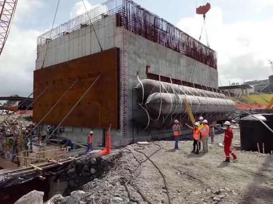 คุณภาพ เรือ D15 * L20m 0.20Mpa เปิดตัวถุงลมนิรภัยทางทะเล Optimized Layout โรงงาน