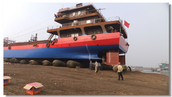 คุณภาพ ถุงลมนิรภัยกู้ภัยทางทะเล 250T/M เปิดตัวและยกถุงลมนิรภัย โรงงาน