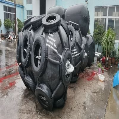 คุณภาพ 50kpa Yokohama Pneumatic Fender Ship การป้องกันการชนกันของยางกันกระแทกยางลม โรงงาน