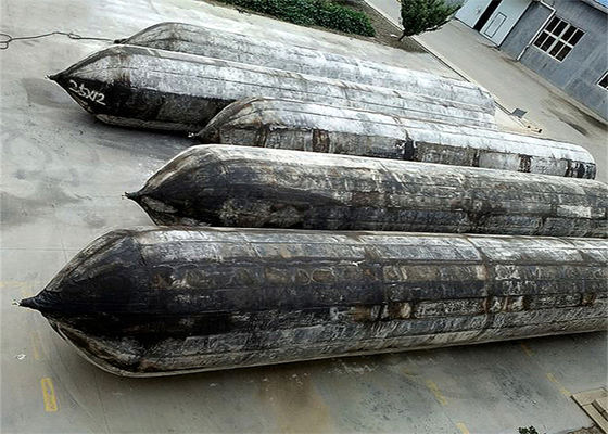 คุณภาพ ISO 14409 Certified Pneumatic Rubber Fender - Natural Rubber Marine Airbag with 80kpa Working Pressure โรงงาน