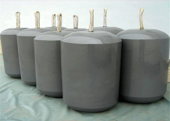 คุณภาพ Positive Buoyancy Foam Filled Fender with Customized Size and High-Density Foam Core for Marine Dock Protection โรงงาน
