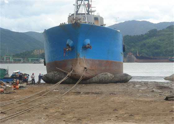 คุณภาพ Block Color Vulcanized Ship เปิดตัว Airbag Lifting Inflatable Roller โรงงาน