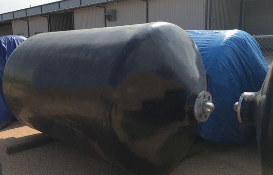 คุณภาพ Positive Buoyancy Foam Filled Fender with Customized Size and High-Density Foam Core for Marine Dock Protection โรงงาน