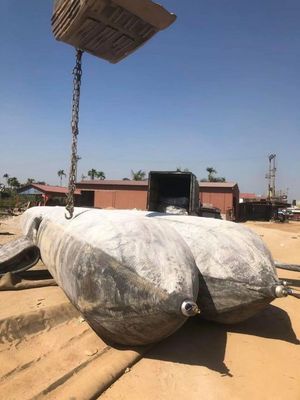 คุณภาพ เรือยางเปิดตัวถุงลมนิรภัยทางทะเล Inflatable Pneumatic Heavy Lifting โรงงาน